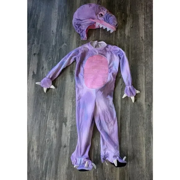 Spirit Halloween Toddler Dino Cutie Costume Cute T- Rex Dinosaur Cosplay Size 2T - Picture 3 of 13